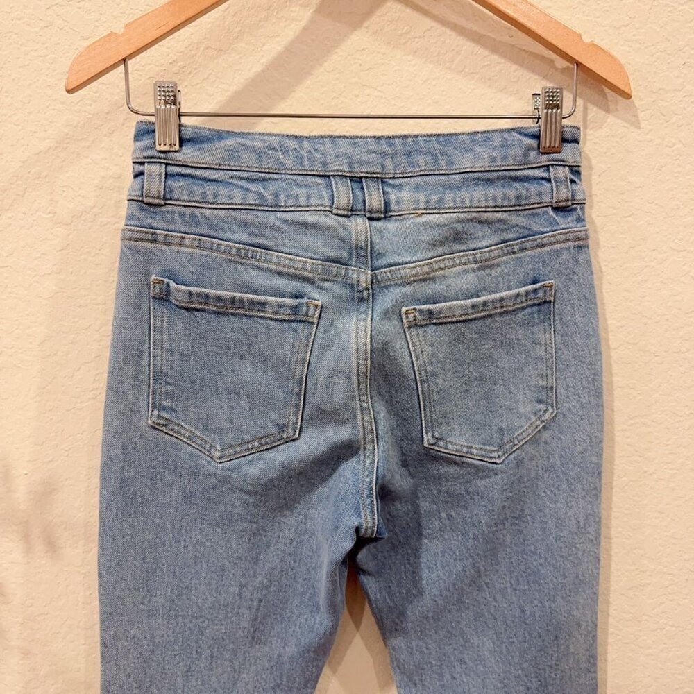 NWOT FRAME Frame Jean Double Button Flare - Picture 6 of 8